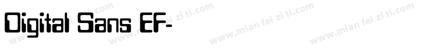Digital Sans EF字体转换